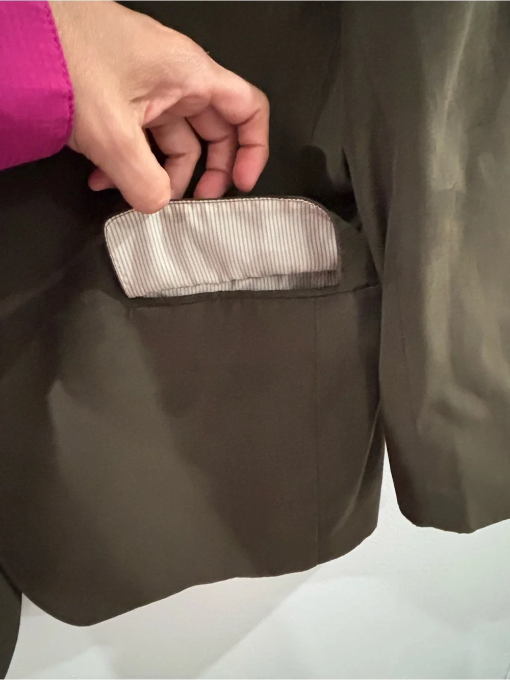 Jos. A. Bank Olive Green Suede Sport Coat